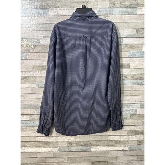 Men’s American Eagle Button Down Dress Shirt Classic Fit Blue Size Medium - Picture 8 of 9